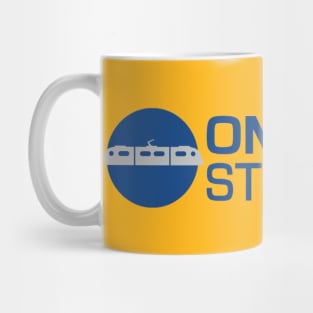 Omaha Streetcar Blue/Gray Logo Mug